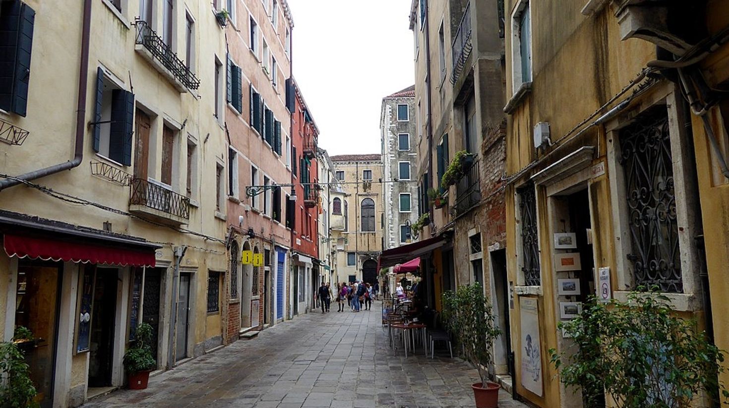 The Venetian Ghetto was an area where the Jews were to forced to live.