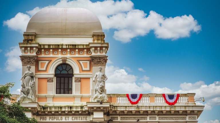 See the City Hall in Casco Viejo while spending one week in Panama.