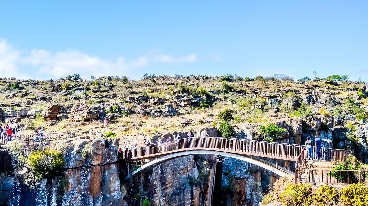 A bridge in Blyde River Canyon in Mpumalanga.
