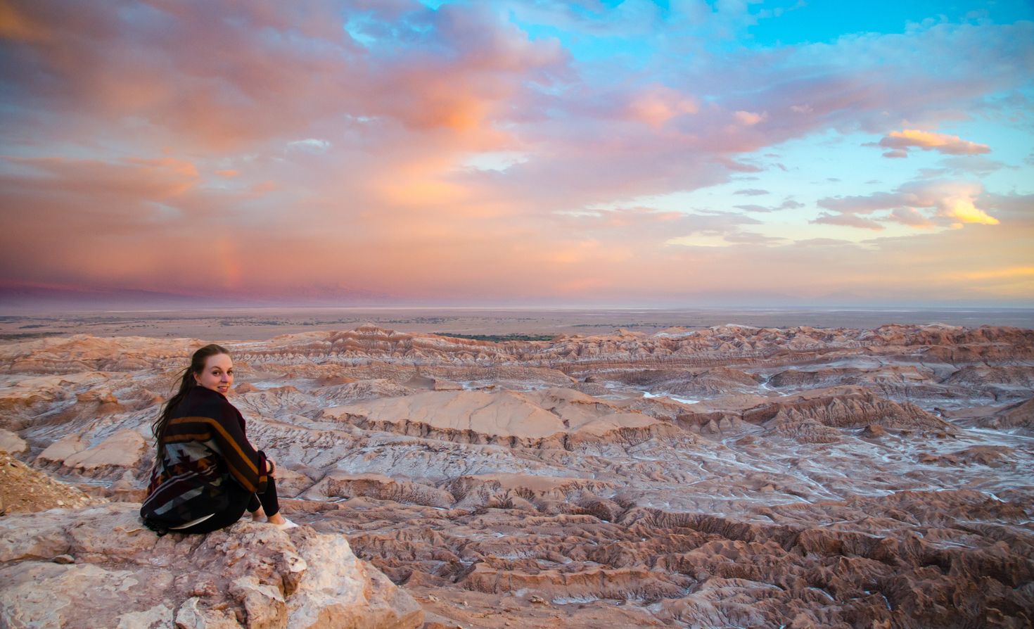 Tourist in Patagonia.