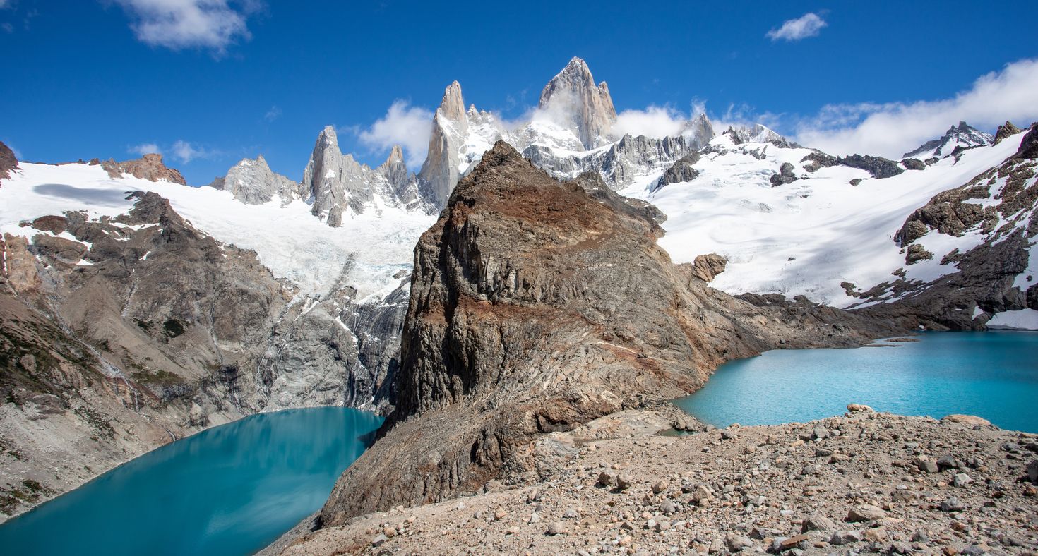 A stunning view of El Chalten in Argentine Patagonia.