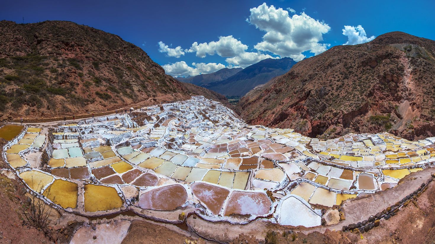 Salinas de Maras, man made salt mines near Cusco, Peru