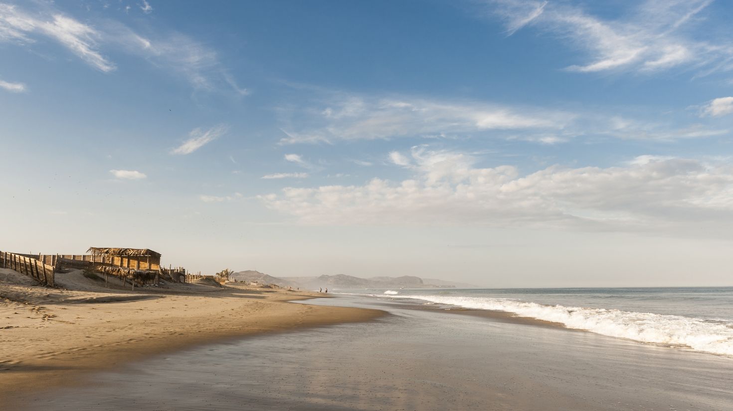 Mancora, beach and surf town in Peru