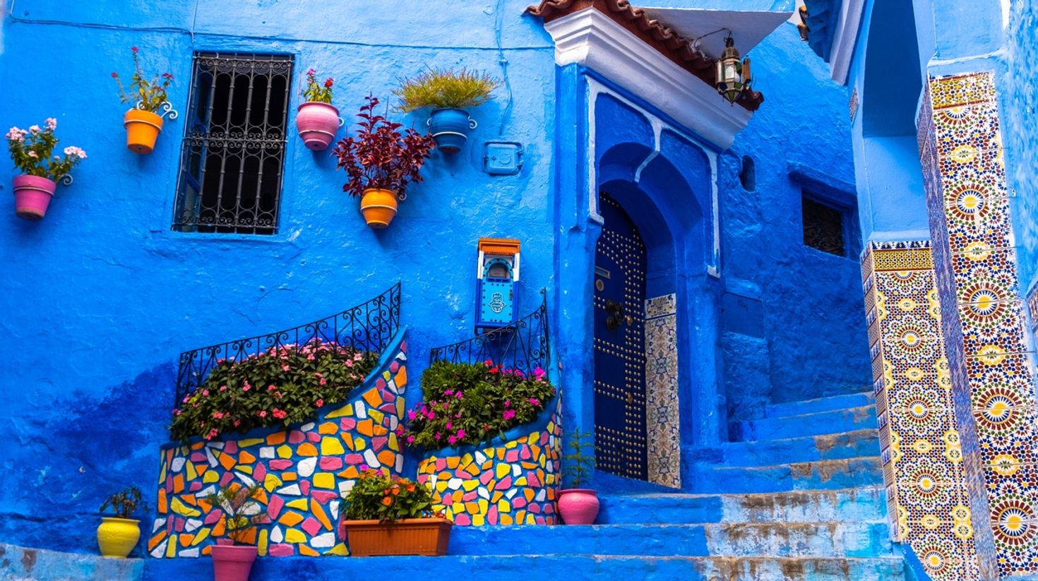 Blue alley in Chefchaouen
