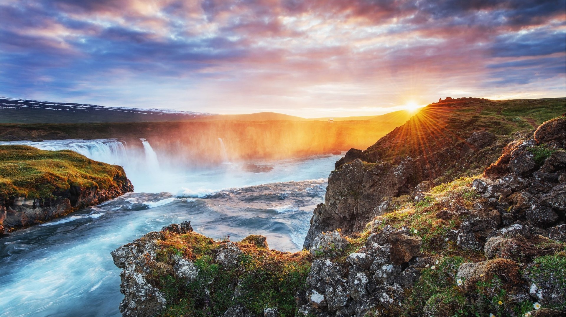 Don't miss the breathtaking Godafoss waterfall— a must-see marvel when planning a trip to Iceland. Make sure to add Godafoos waterfall while planning a trip to Iceland.