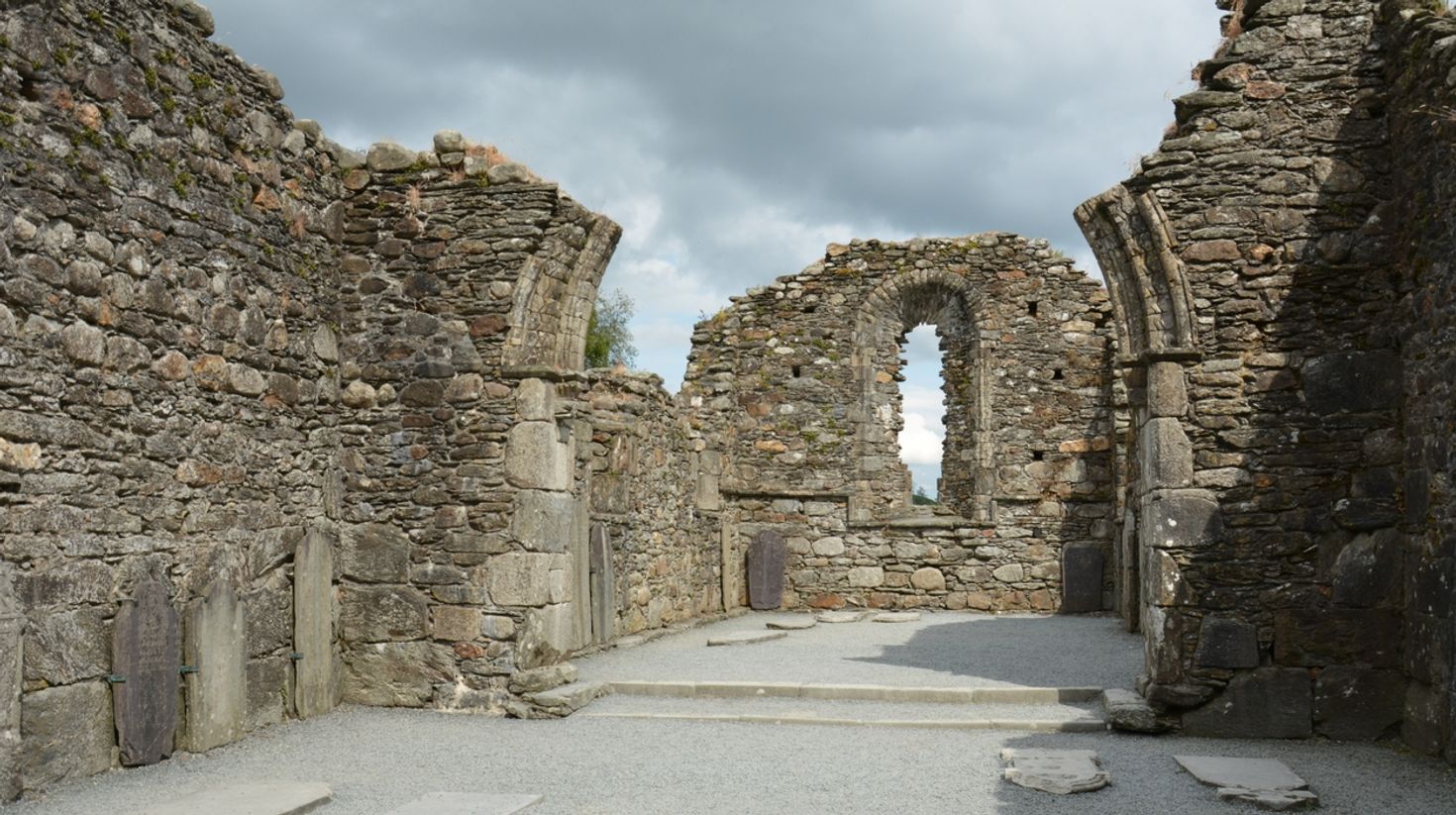 Visit this medieval castle in Glendalough monastic site in Ireland.
