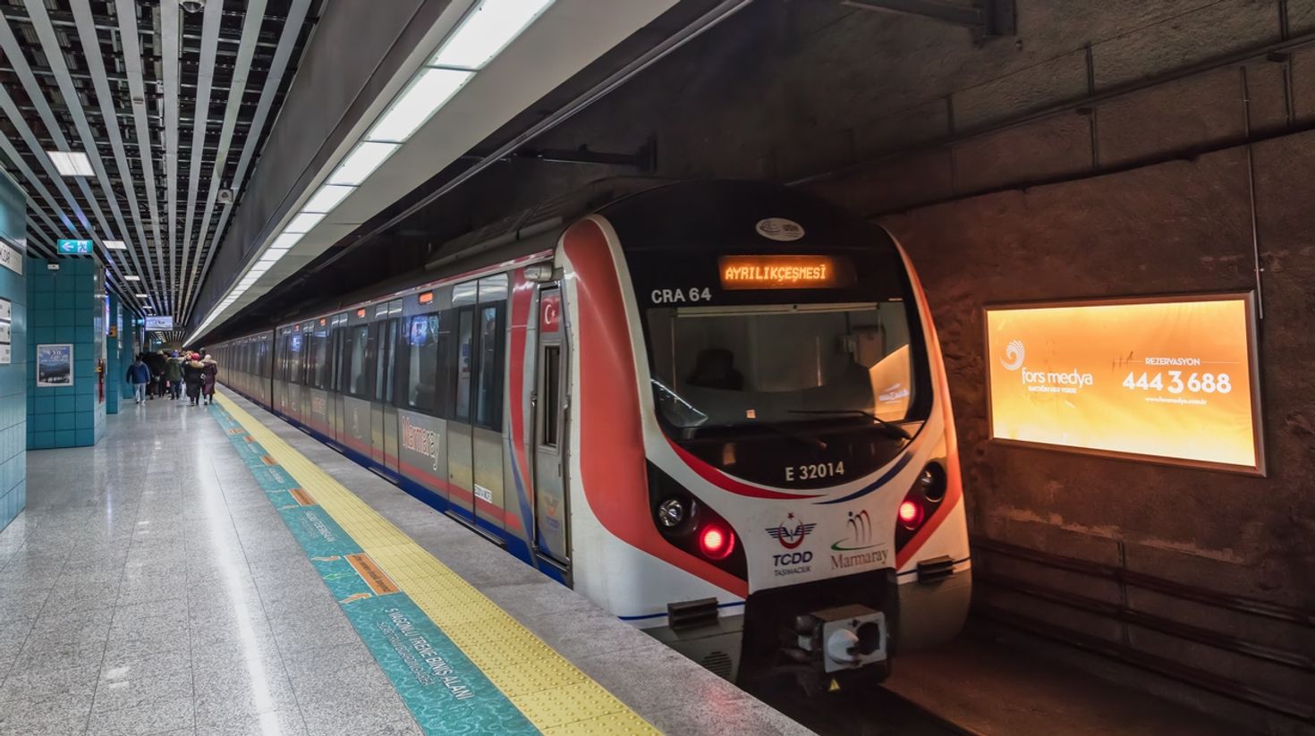 Hop on a metro in Turkey and head to your destination.