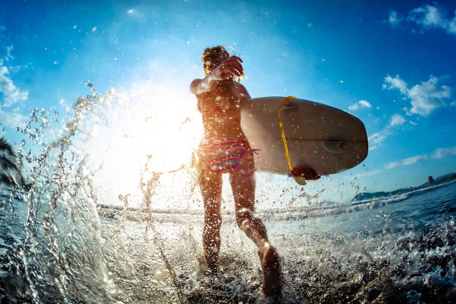 Surfing at Playa Hermosa in Costa Rica