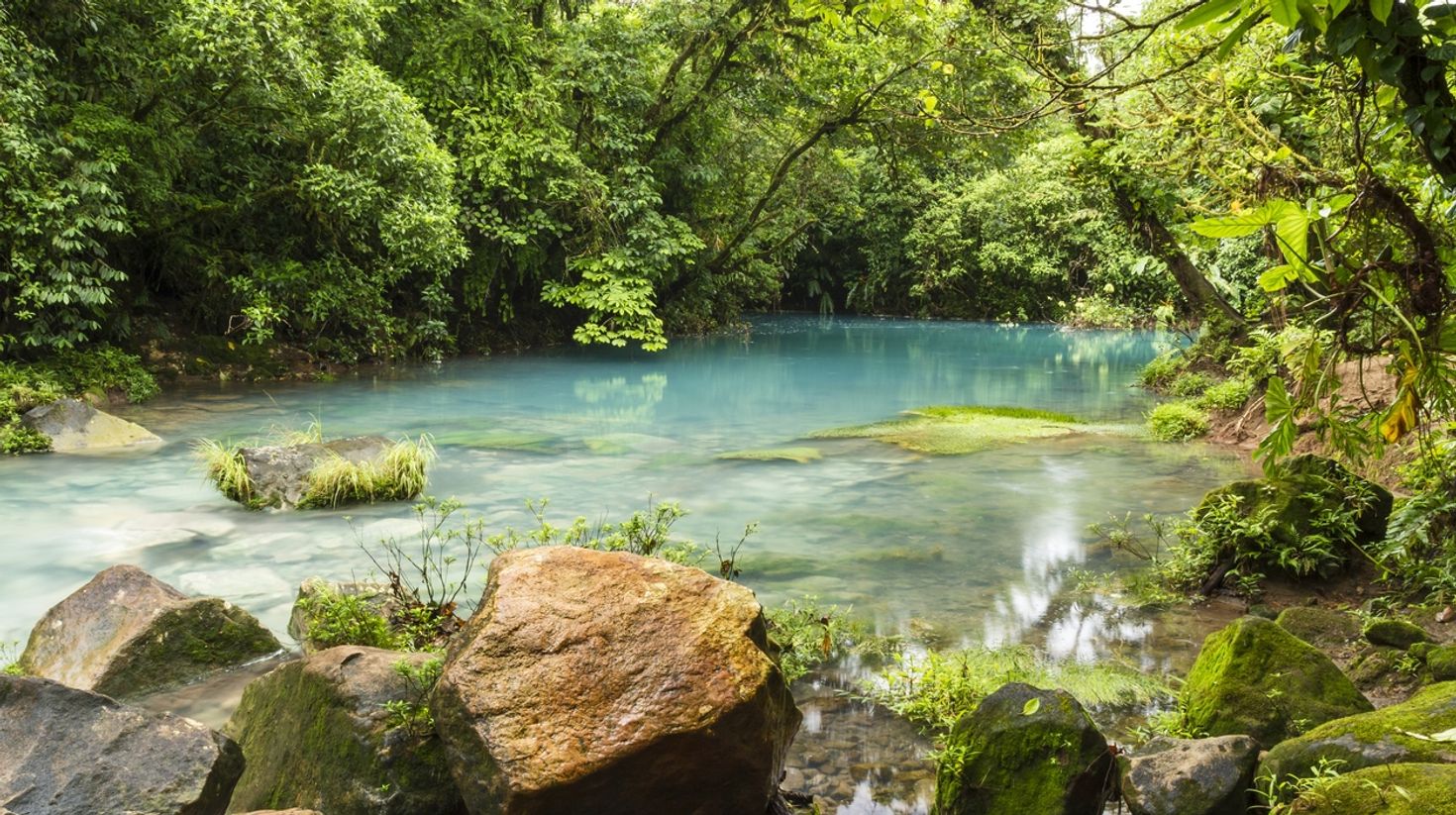 The Blue Lagoon at Rio Celeste