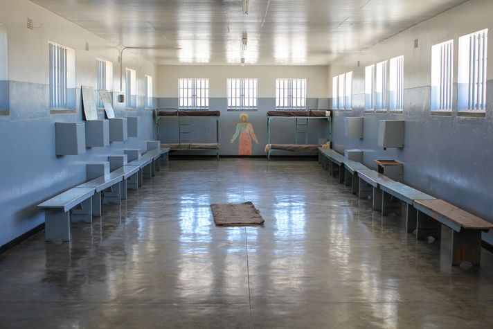 A Prison cell in Robben Island