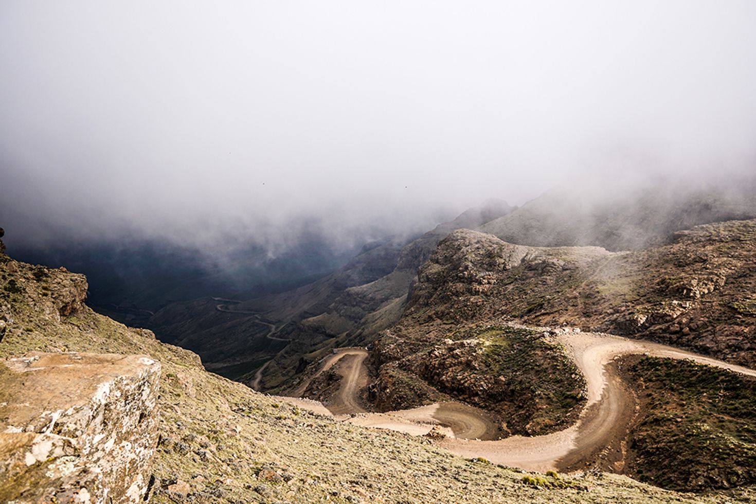 Sani Pass drive
