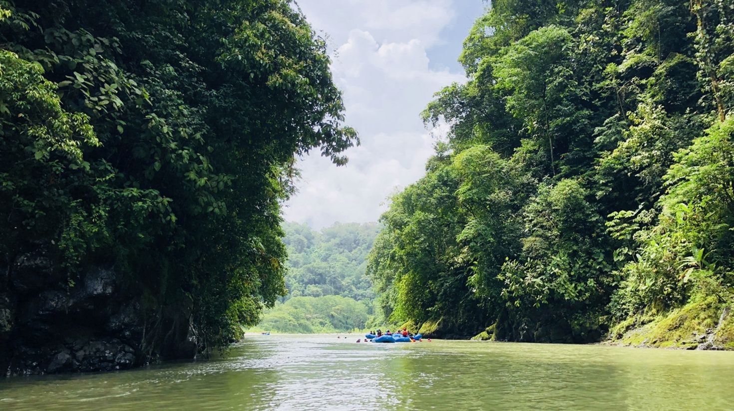 Sarapiqui river is a great place for rafting