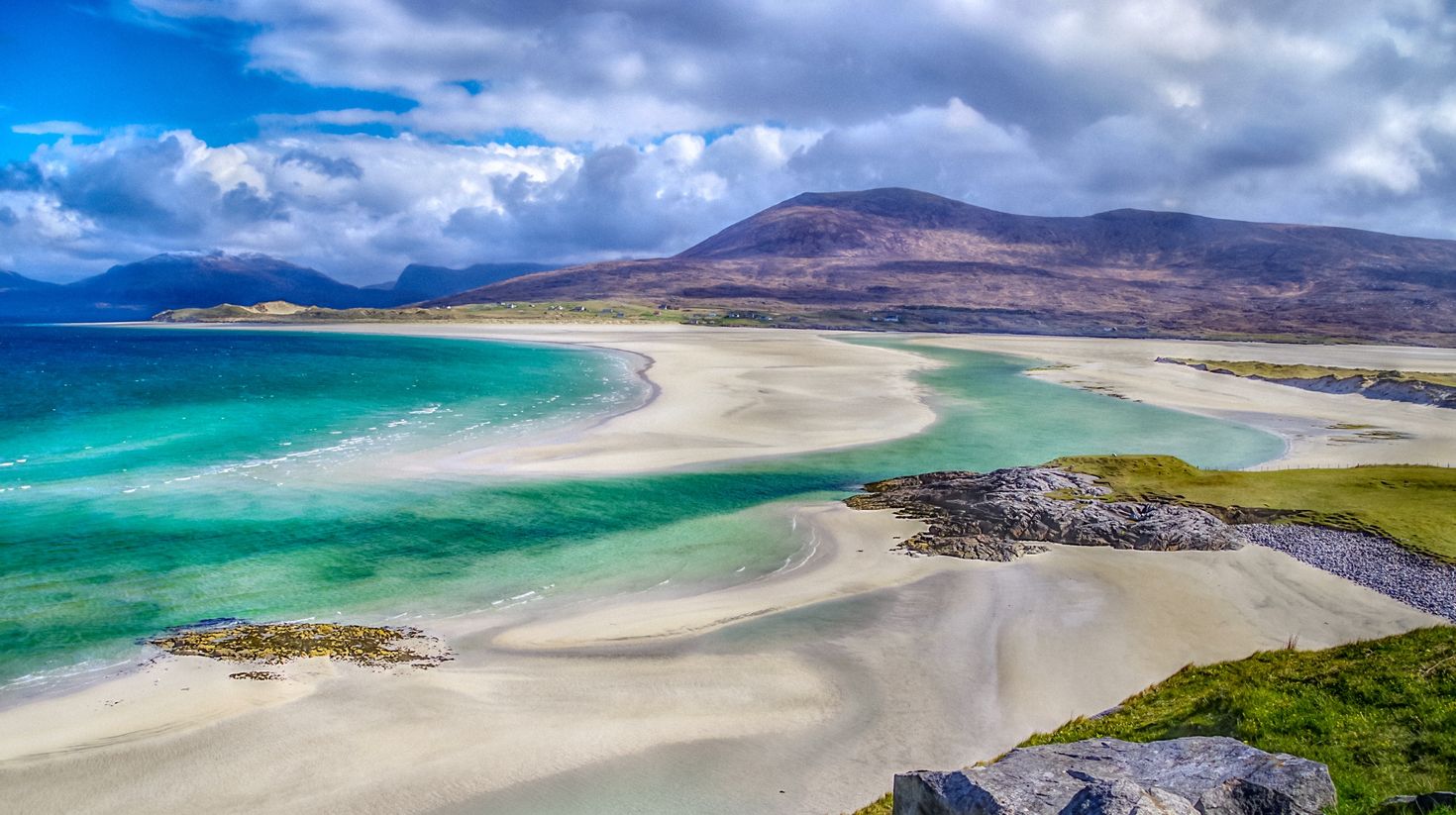 Calm Scotland weather on the Isle of Harris in August