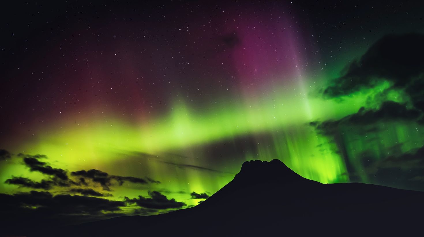 Watch the Northern Lights on your trip to Scotland in February.