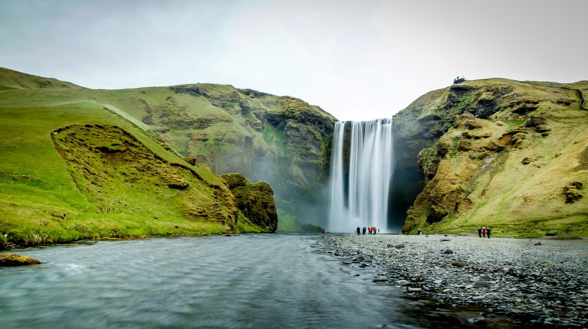 Skogafoss: Highlight of travelling from Selfoss to Vik.