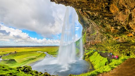 Seljalandsfoss waterfall is one of the best waterfalls in Iceland