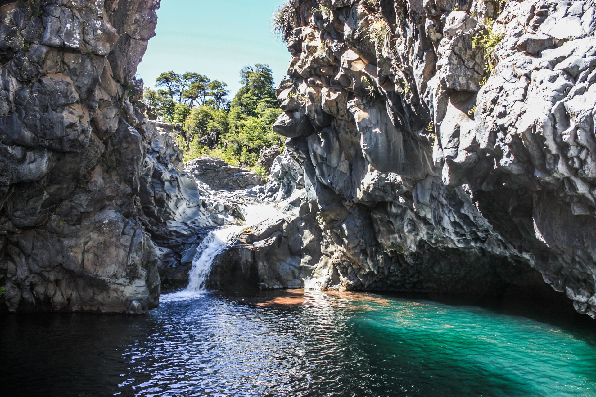 Radal Siete Tazas National Park is known for its clear waterfalls and turquoise pools Seven Teacups National Park, locally called Radal Siete Tazas National Park in Chile is a hidden gem of a destination.