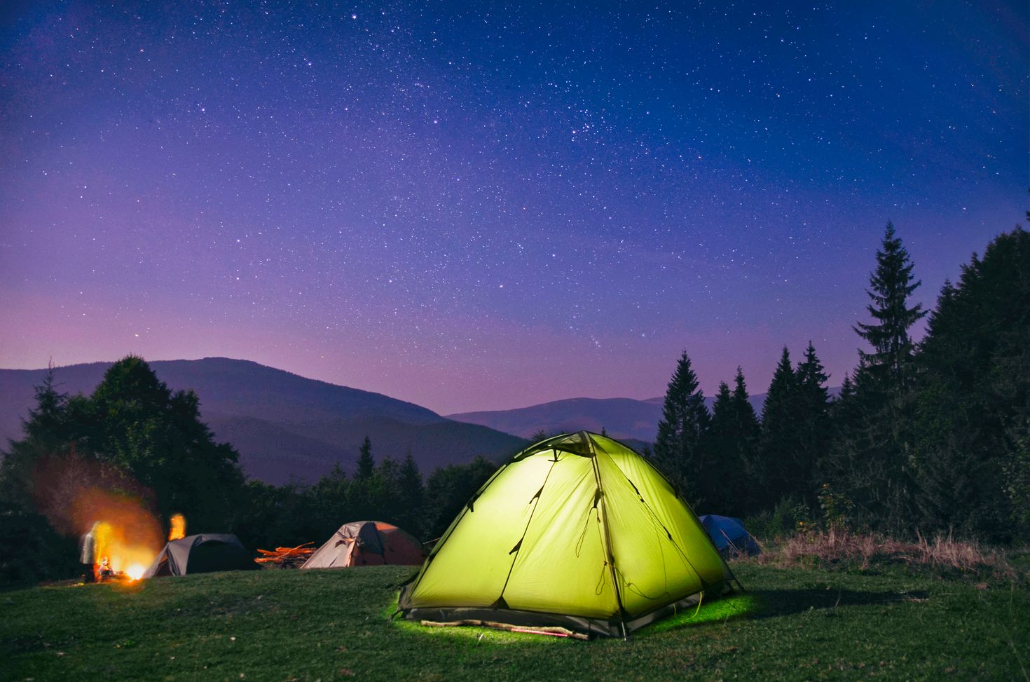Camping in Seven Teacups