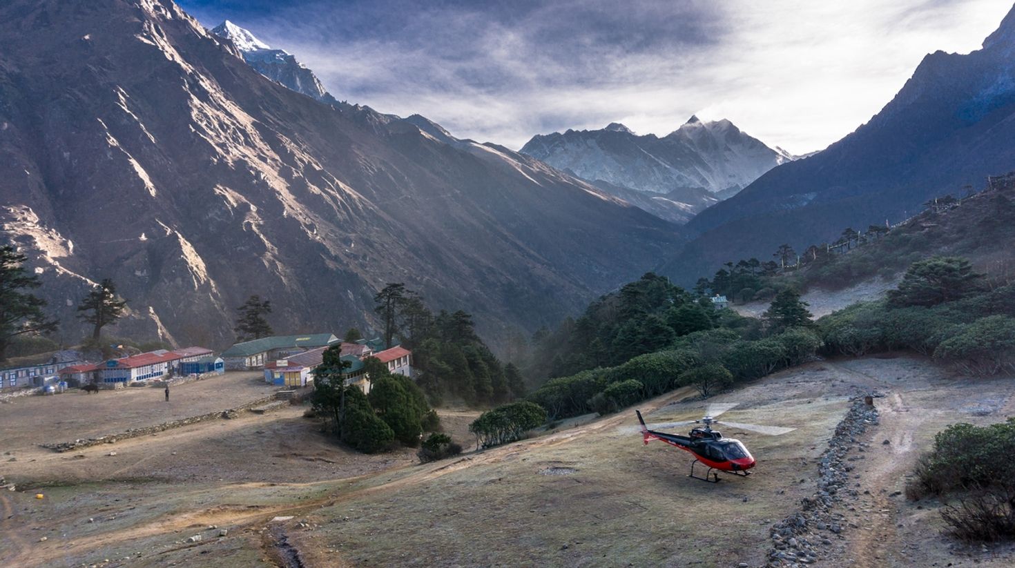 Hop on a chopper for a shorter Everest Base Camp trek.