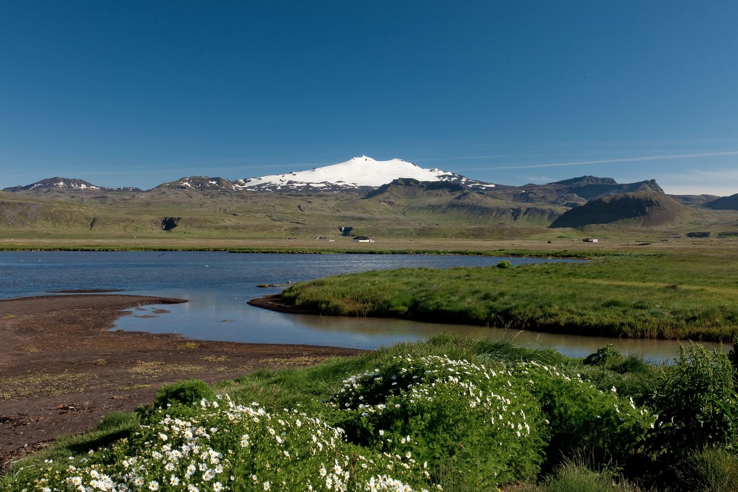 Snaefellsjokull glacier is a must see glacier in Iceland