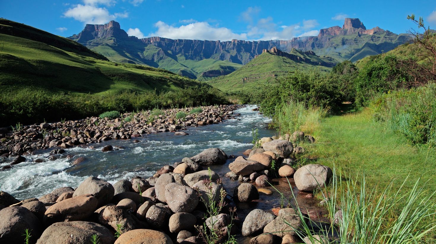 Drakensberg Mountain in South Africa