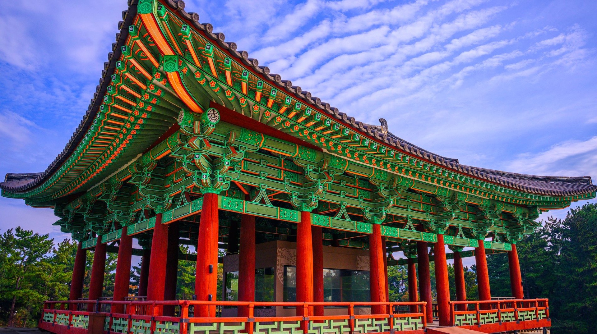 See the Donggung Palace while spending 10 days in South Korea.