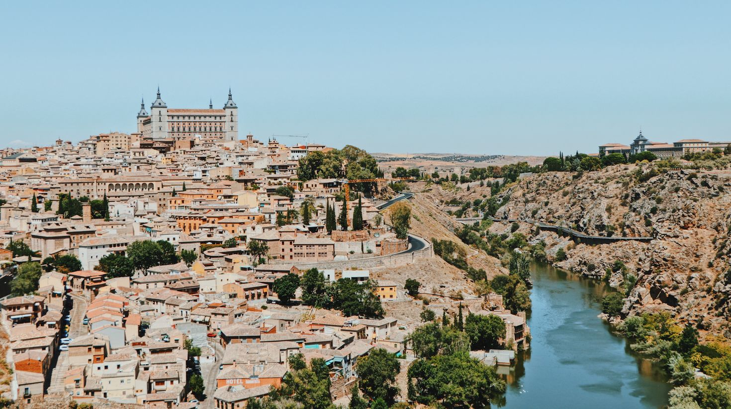 Toledo is an ancient city set on a hill in the Central Spain.