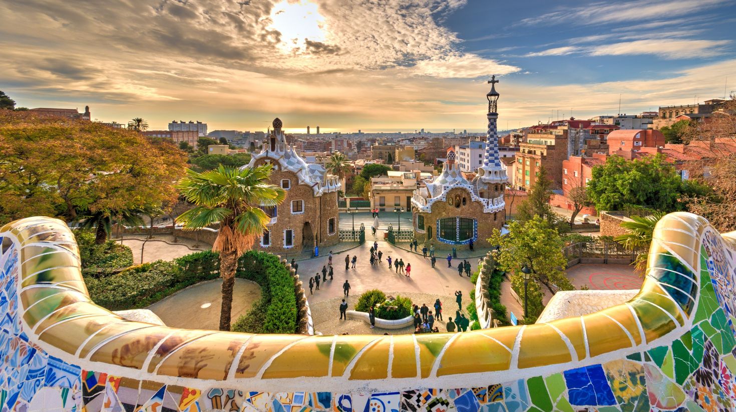 Guell Park in Barcelona