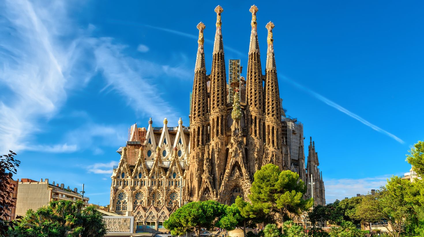 Cathedral of La Sagrada Familia. It is designed by architect Antonio Gaudi
