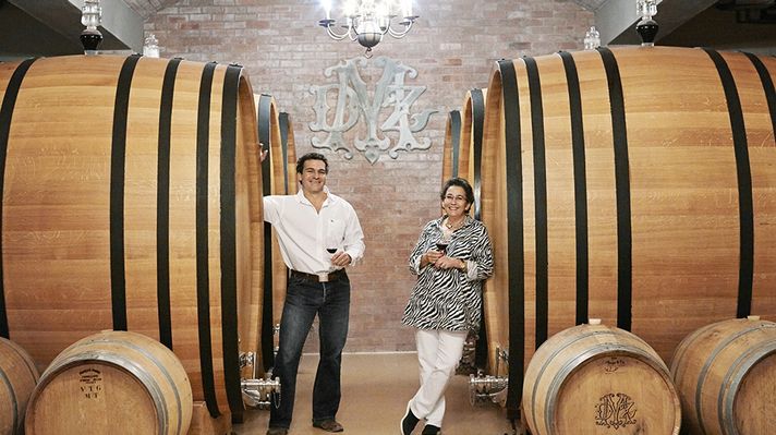 De Morgenzon barrel room