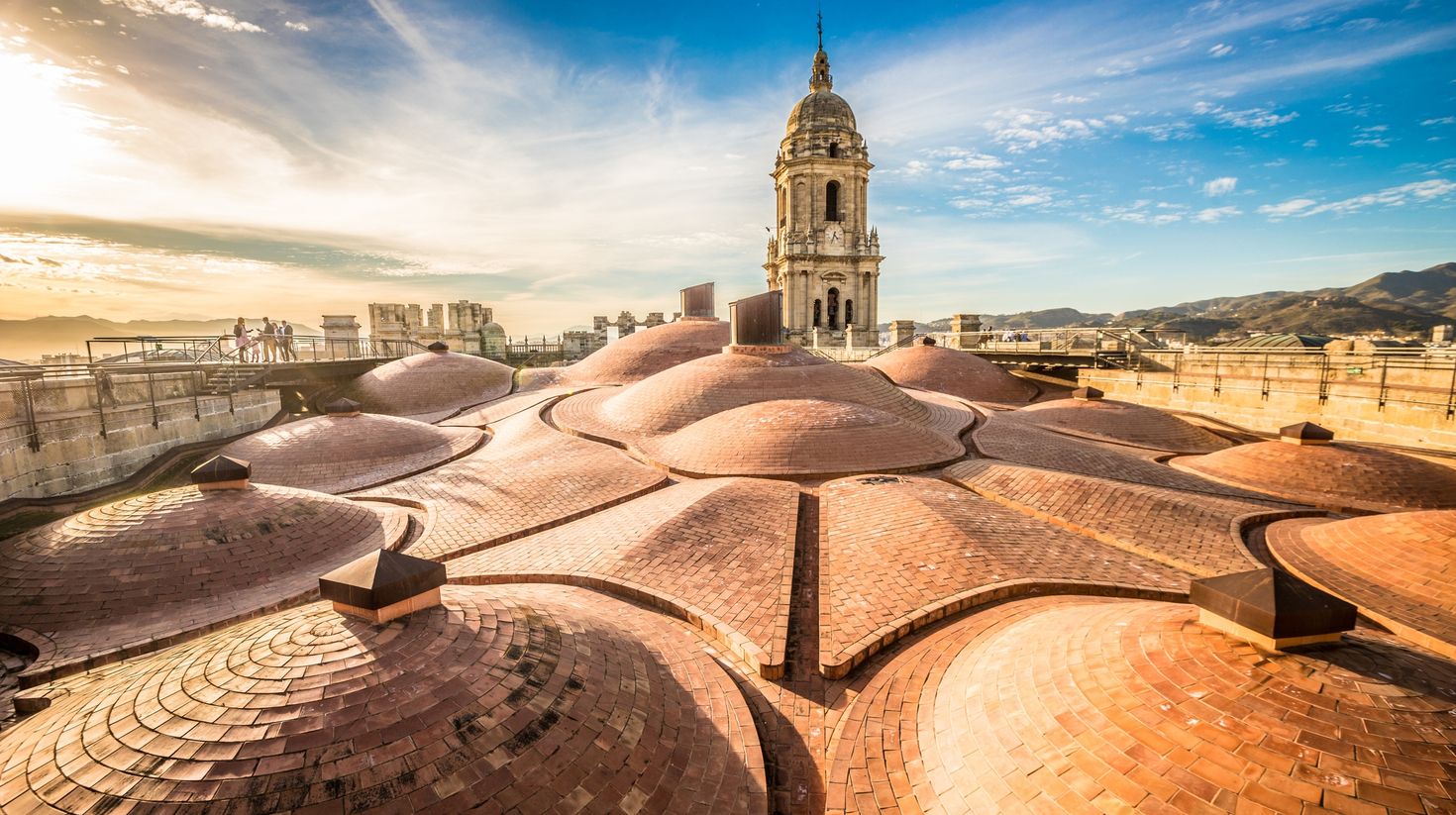 Roof of Malaga Cathedral, Spain