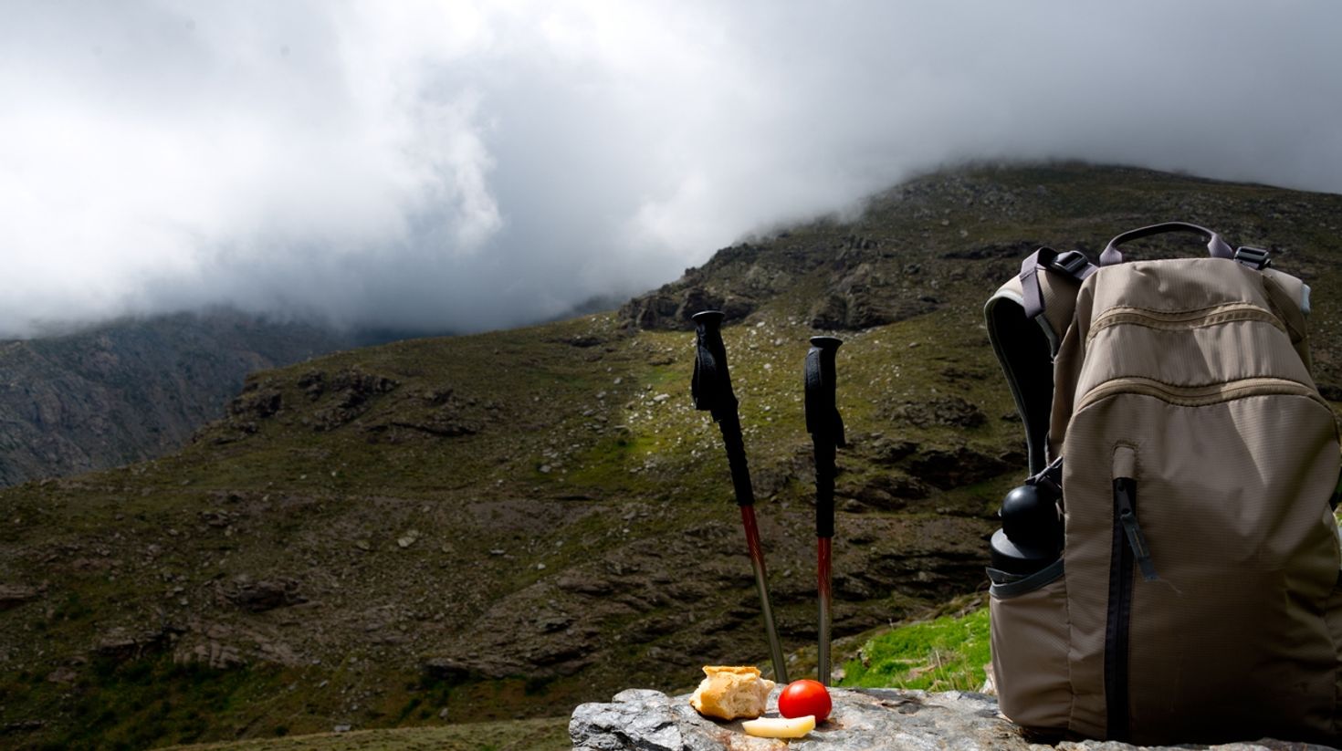 Trek to Sierra Nevada during summer in Spain