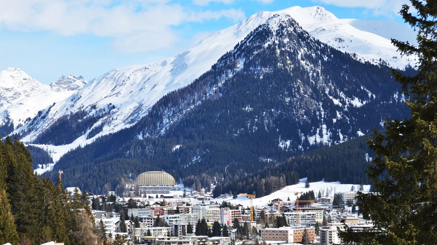Enjoy the amazing winter view from Davos.