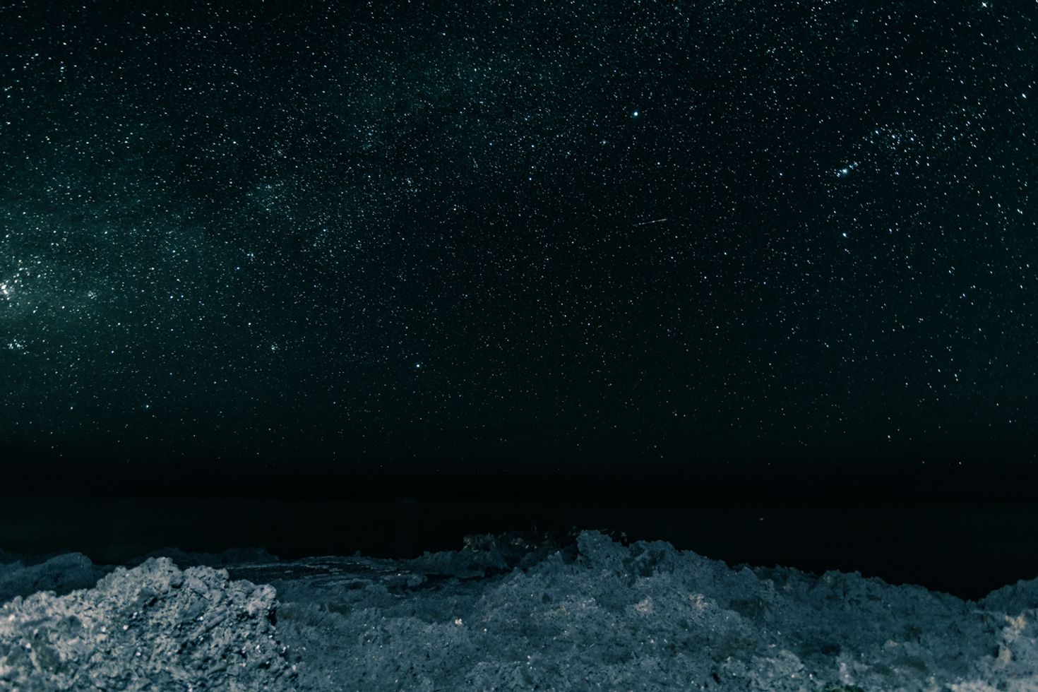 Star gazing from Tayrona National Park in Colombia