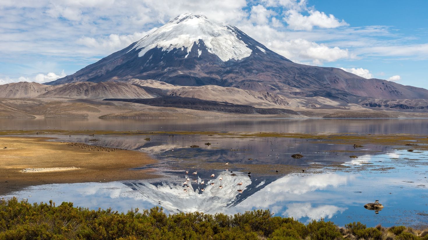 Parinacota Volcano in Chile