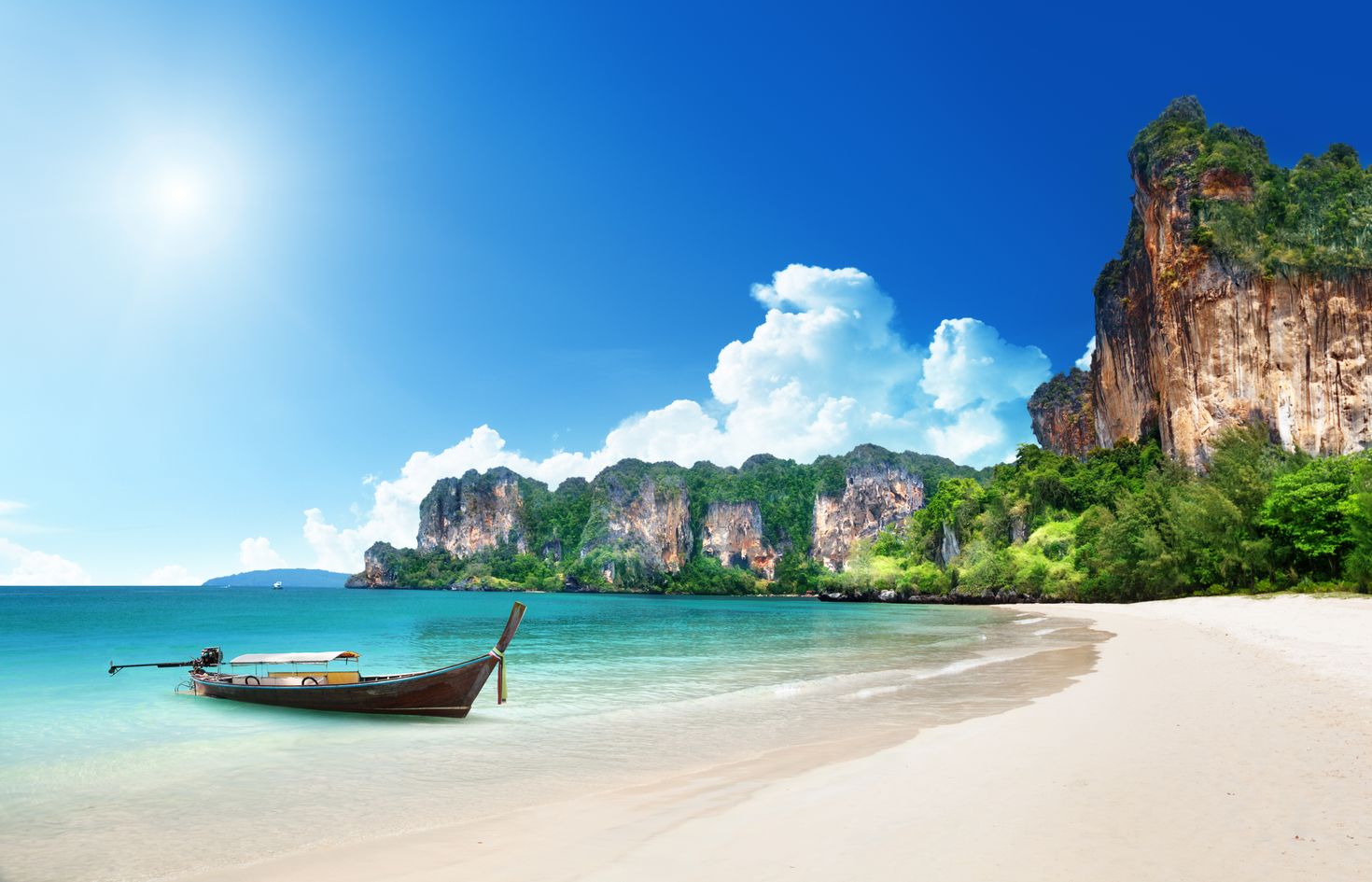 Railay beach at Krabi, Thailand.