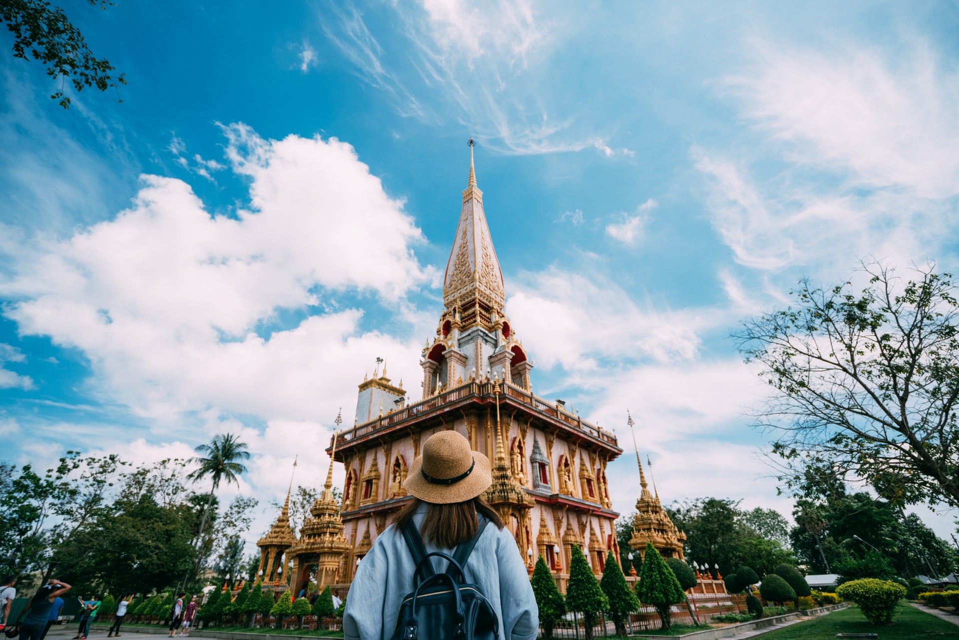 The most important of the 29 buddhist temples of Phuket is Wat Chalong, Thailand Wat Chalong, the most popular temple in Phuket, Thailand in May.