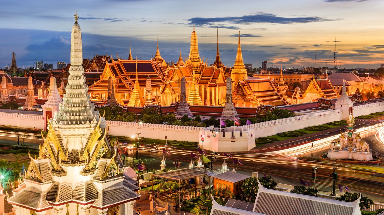 The Grand Palace in the old part of Bangkok hosts some of the most sacred places of Thailand is a must see for everyone who comes to Bangkok.