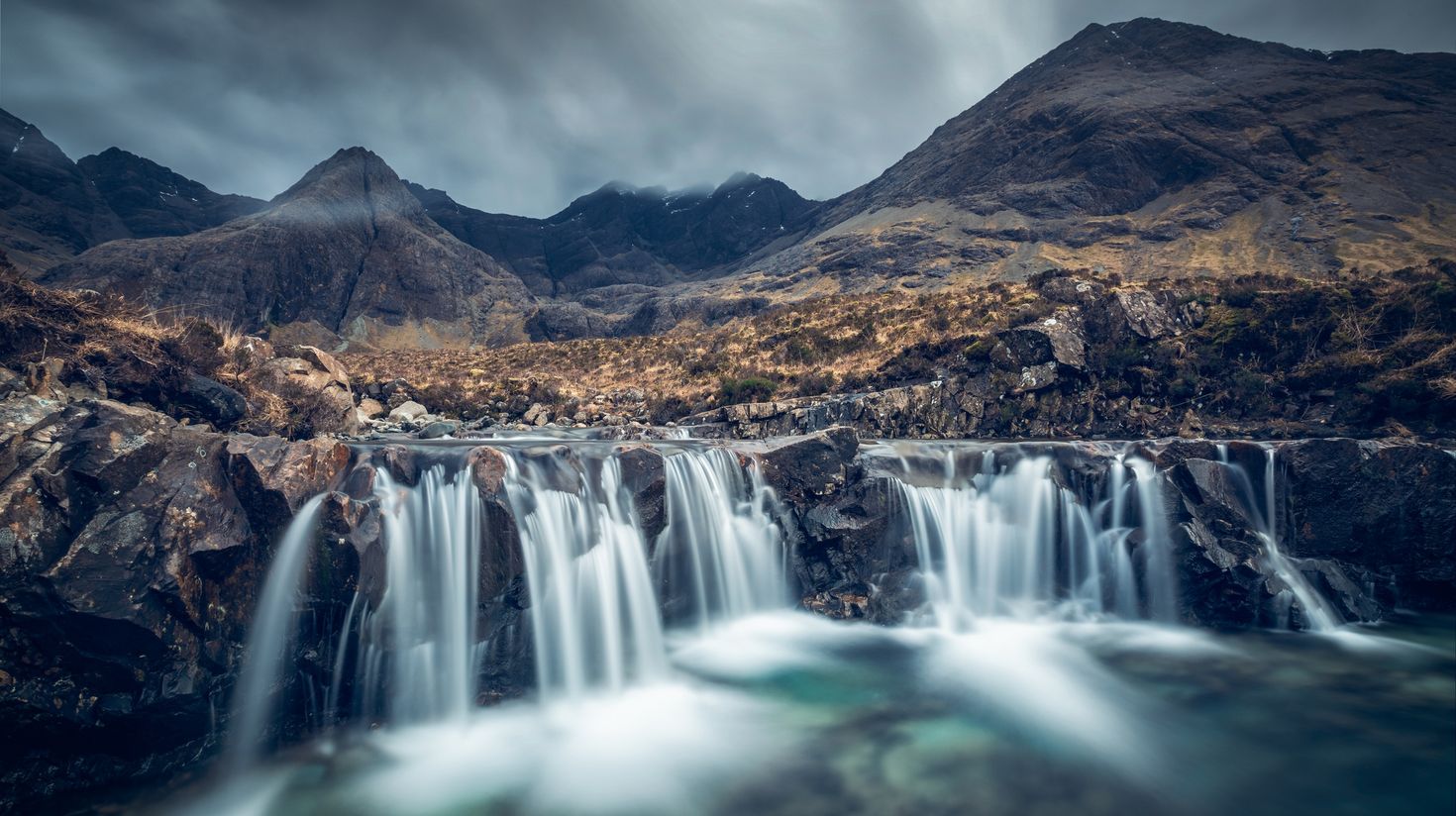 The Fairy Pools on the Isle of Skye in Scotland