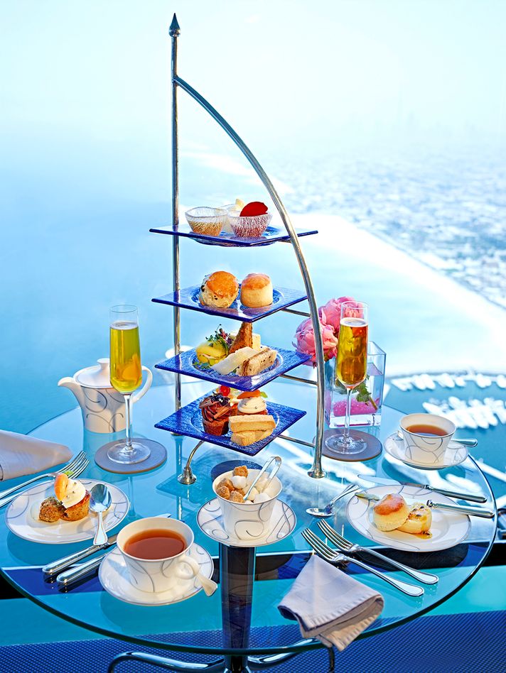 exclusive hotel burj al arab tea