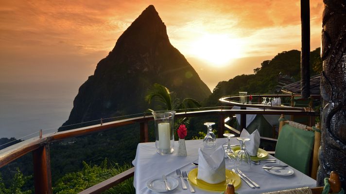 Exclusive hotels ladera dinner