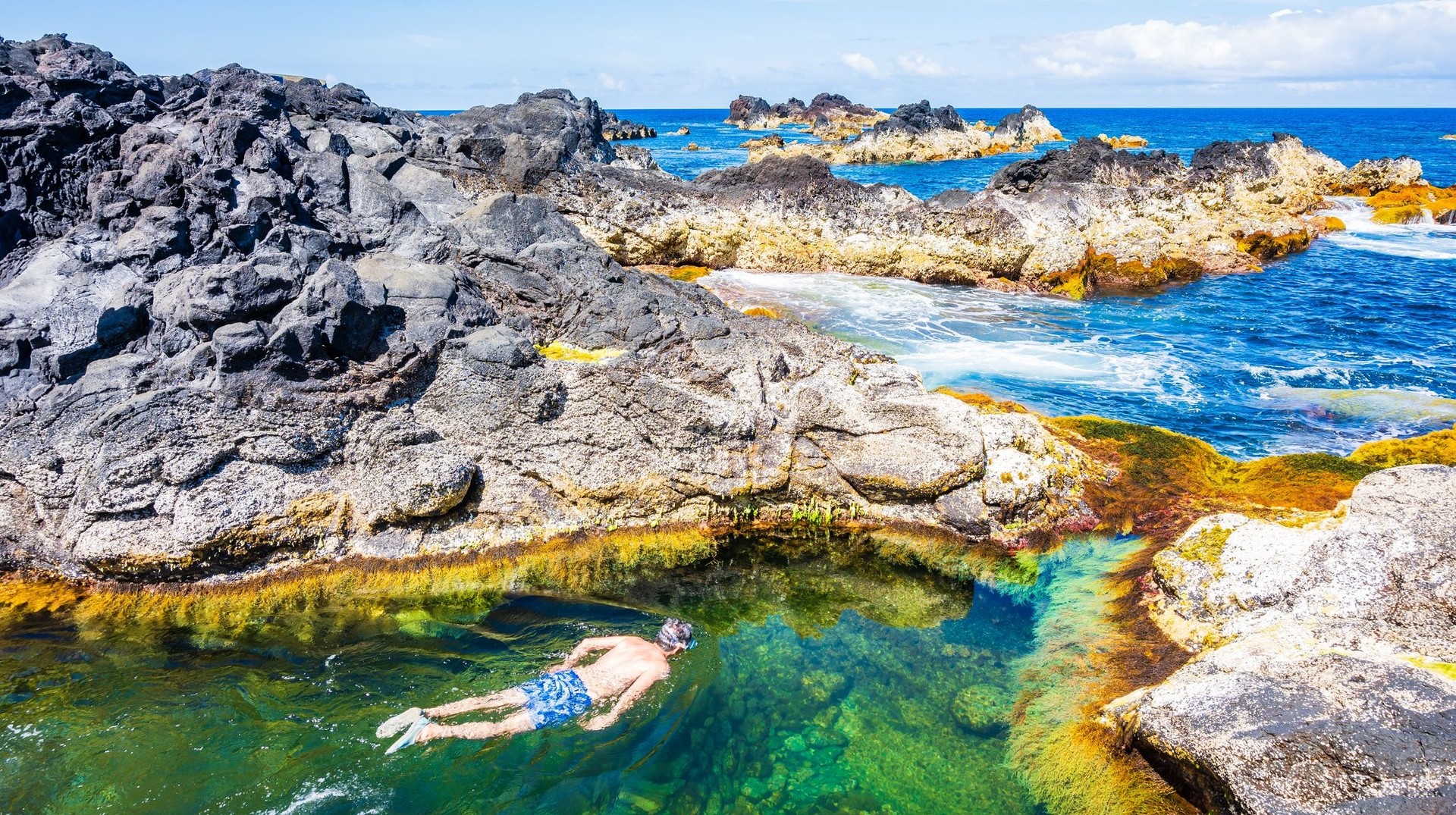Discover the magic of Mosteiros natural pools—perfect for sea lovers, whether you're snorkeling, fishing, or simply soaking in the beauty of the shore! June in Azores is peak summer that makes dips into the natural pools a welcoming relief.