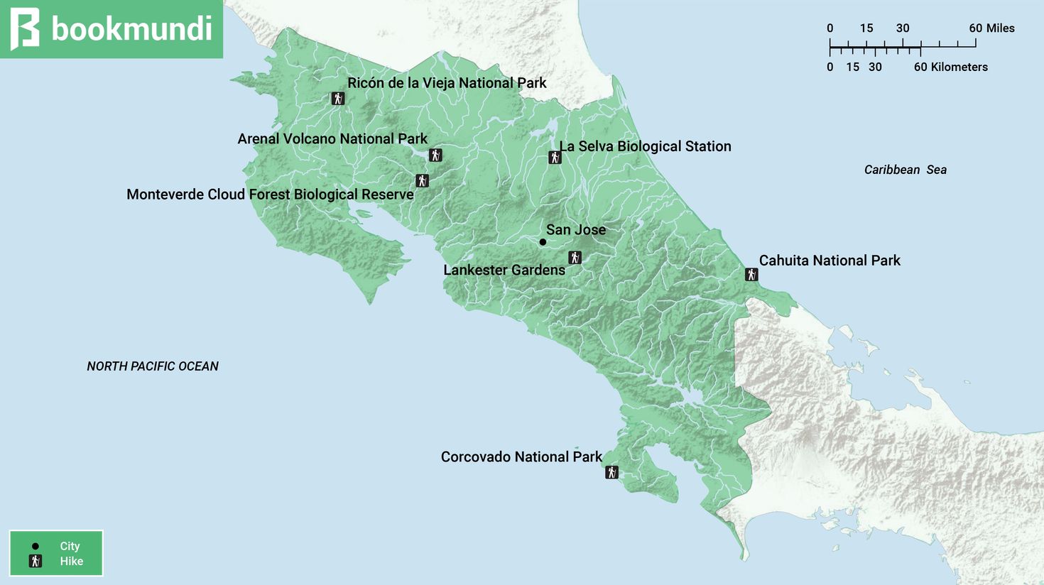 There are several locations to go hiking in Costa Rica, take your pick.