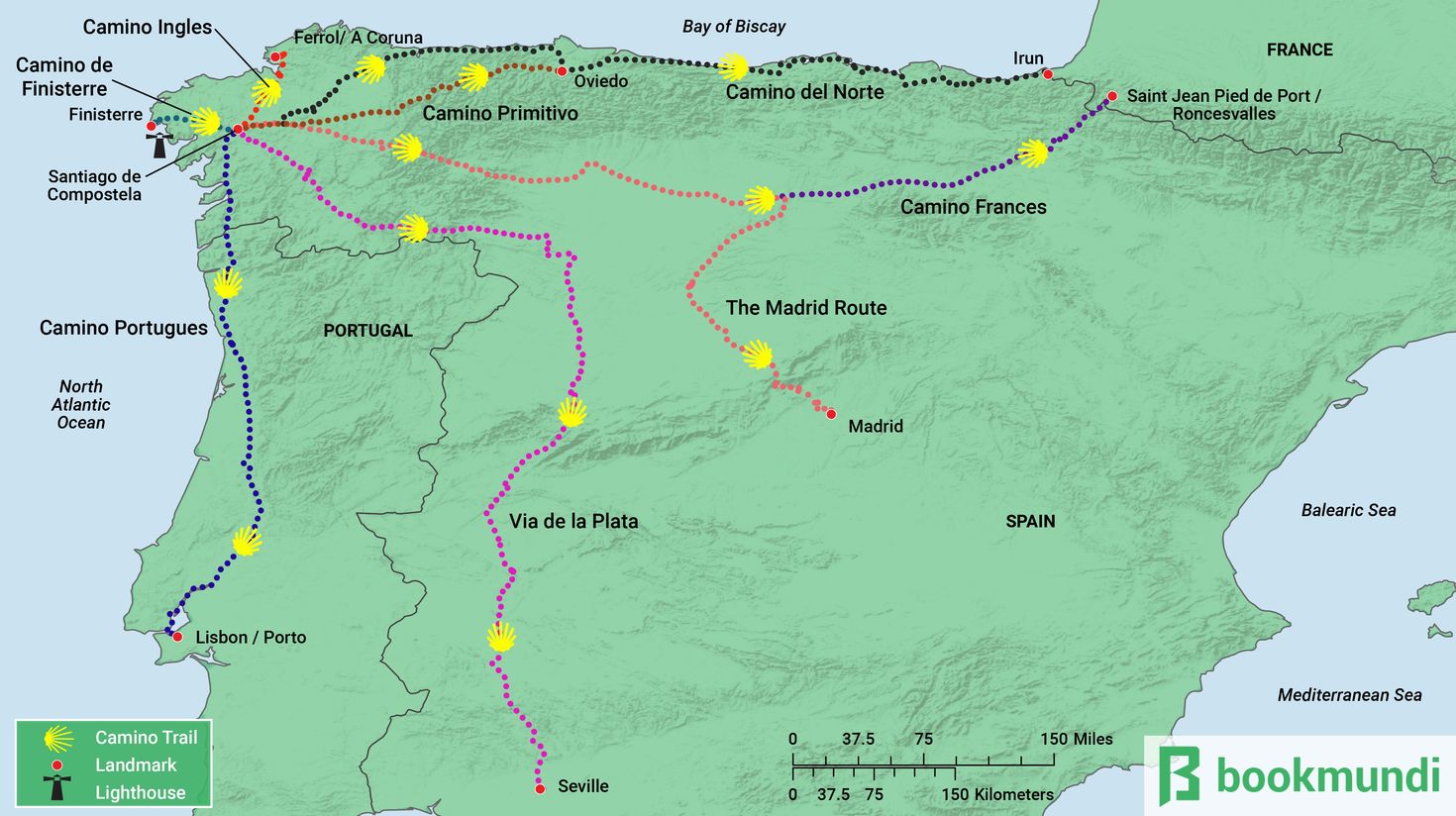 Camino Trail Map