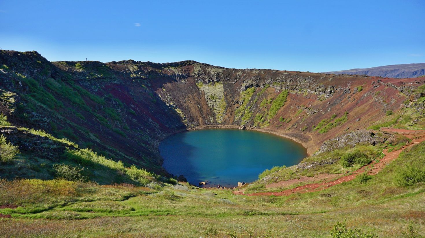The Golden Circle in Iceland includes a visit to the Kerid crater