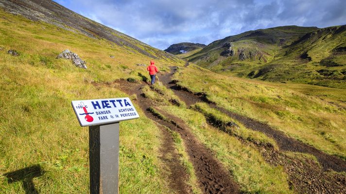 The Golden Circle Iceland Tour  involves scenic treks in Reykjadalur
