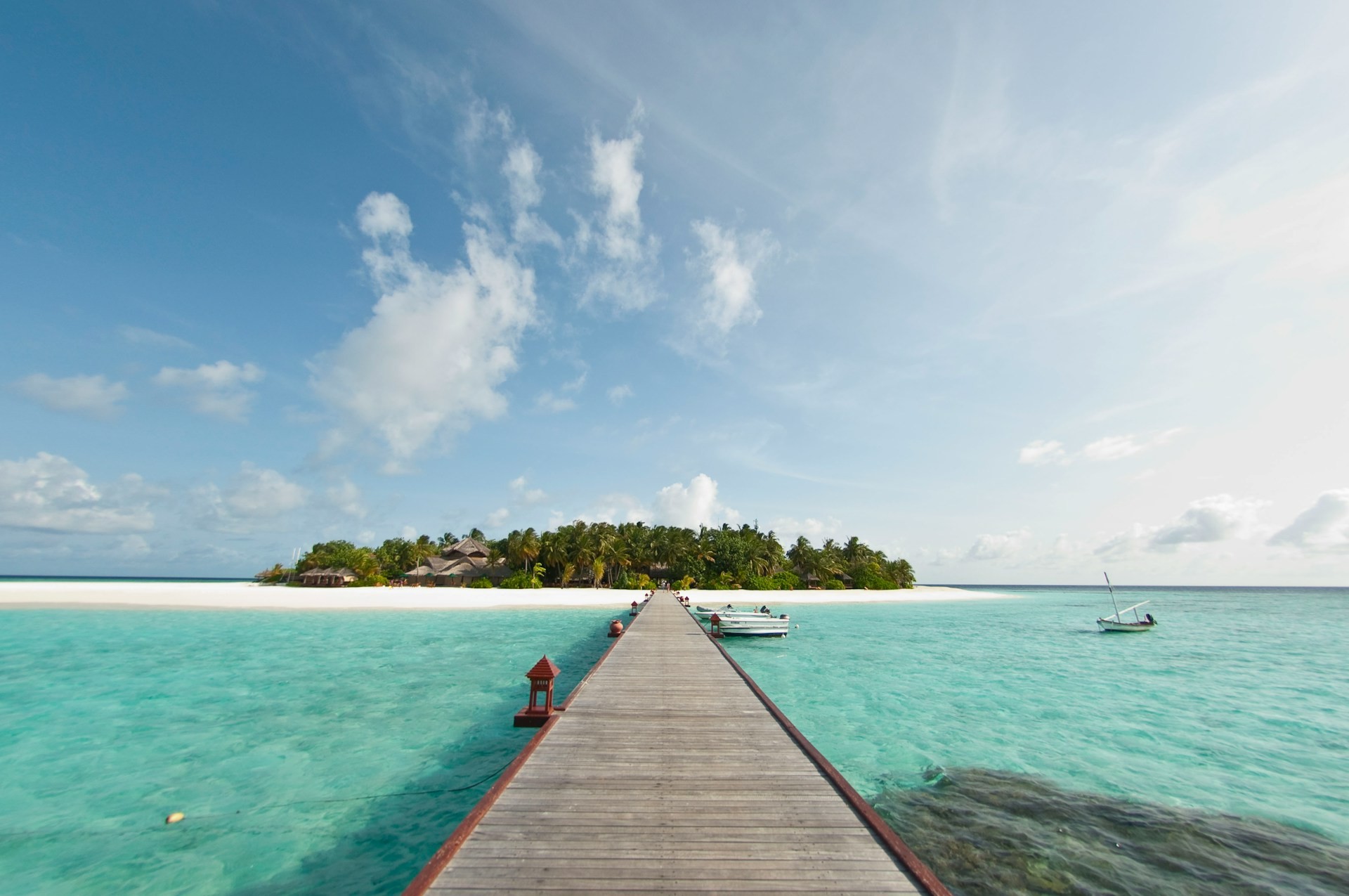 The Maldives consists of 1,192 coral islands in the Indian Ocean of which 187 are inhabited. Stay in lush island in the Maldives with white sand beaches for 4 days
