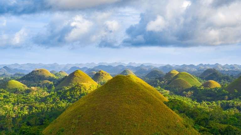 Chocolate Hills in Bohol Island is a must-visit when spending 4 days in the Philippines.