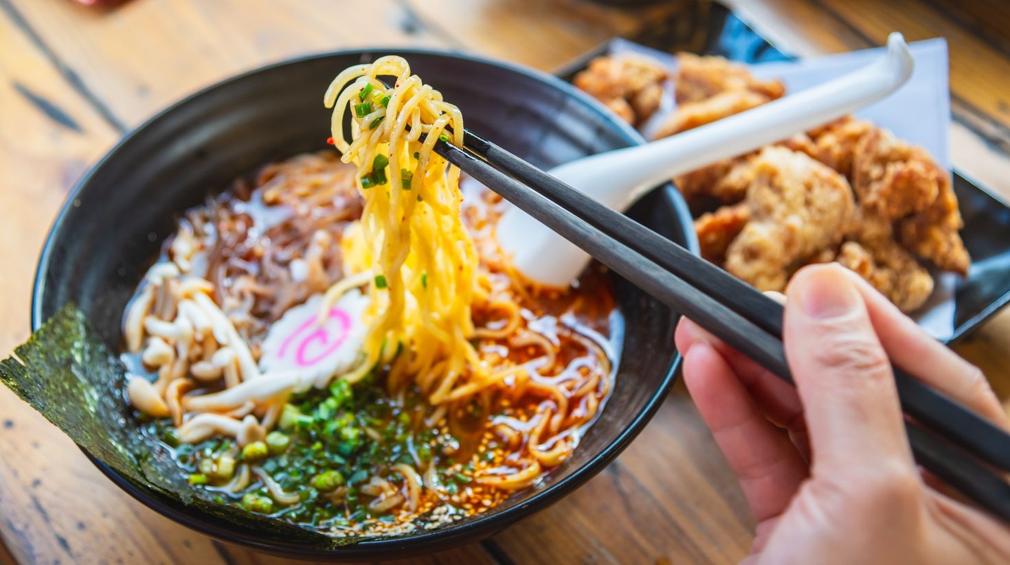 Japan's noodle soup, ramen is a very famous Japanese food and a must try.