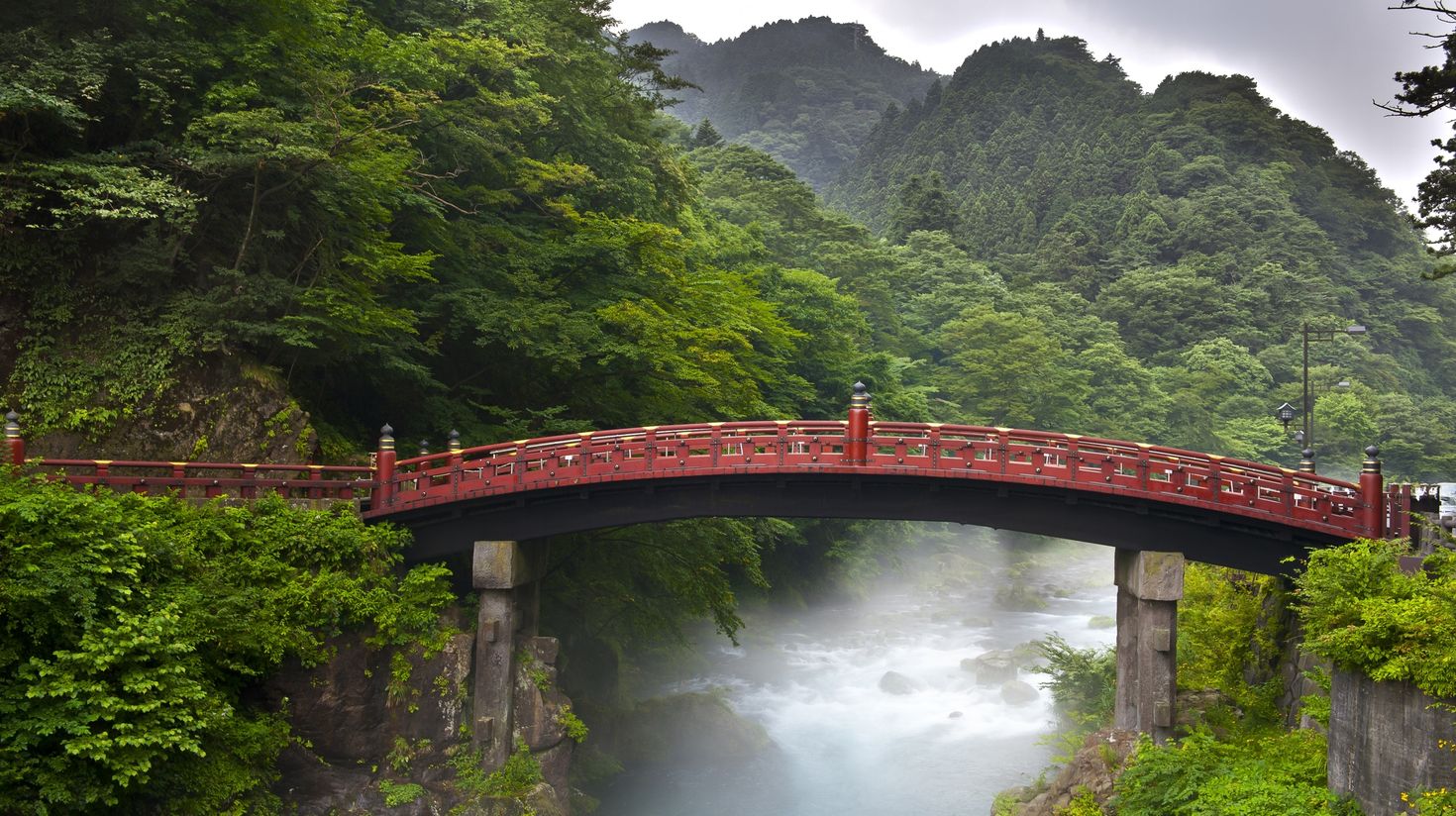Shinkyo bridge is one of the most interesting places to visit in Japan as it acts an entrance to Nikko's shrines.